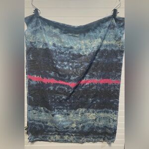 Just Classic JC Sunny Cashmere Blend Wrap Blues Tones Pink